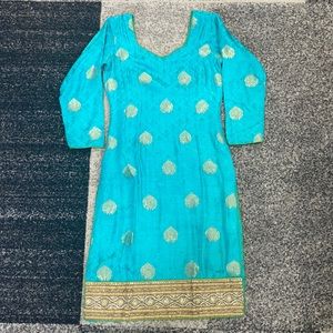 Punjabi Silk Kurta Salwar Suit